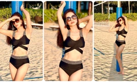 Siêu mẫu Thuý Hạnh tung ảnh bikini kèm tiết lộ bất ngờ 