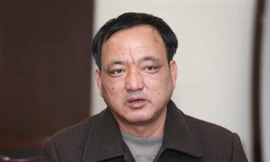 Ông Đỗ Văn Tào- bố Hoa hậu Đỗ Thị Hà. Ảnh: Như Ý