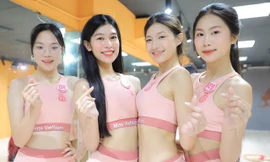 Nhóm thí sinh nhỏ tuổi học giỏi ở Hoa hậu Việt Nam 2024