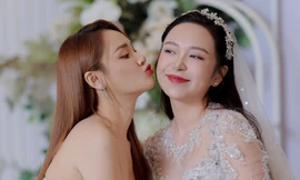 Hồng Diễm, Quỳnh Kool cùng vũ trụ VFC dự cưới diễn viên Kim Oanh