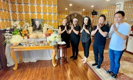 Bằng Kiều, Thanh Thảo viếng Phi Nhung ở Mỹ