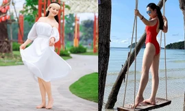 Khoe ảnh bikini ở tuổi 53, NSND Thu Quế khiến người hâm mộ trầm trồ