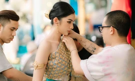 Cẩm Đan xinh đẹp hút hồn khi xuất hiện trên đường phố Tây Ninh