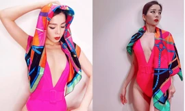 Lệ Quyên tung ảnh bikini khoe vòng eo 59cm