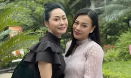 Showbiz 22/4: Phương Oanh, Thu Quỳnh ôm bụng bầu đi đóng phim