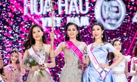 Top 3 Hoa hậu Việt Nam 2018. 