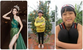 Loạt ảnh ngày bé của Đỗ Thị Hà và dàn hoa - á hậu