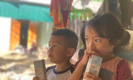 Trao tặng hàng chục ngôi nhà và hàng chục nghìn ly sữa tươi sạch ấm áp tới người dân vùng lũ 
