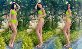 Người đẹp Cẩm Đan khoe ảnh bikini ‘thiêu đốt’ ánh nhìn
