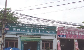 Nhà máy cơ khí công trình cho thuê trái phép hàng ngàn mét vuông đất tại 199 Minh Khai Ảnh: Hà Anh