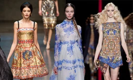 Họa tiết 'phá cách' cho thời trang thu đông 2013