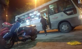 Văn phòng nhà xe Quỳnh Thanh tấp nập xe ra vào, trung chuyển khách