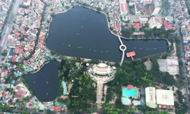 Nhờ phân cấp ủy quyền, Công viên Tuổi trẻ Thủ đô đang được cải tạo lại theo hướng công viên mở. Ảnh: Trần Hoàng