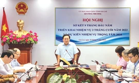 Ông Phạm Văn Binh chủ trì hội nghị sơ kết 9 tháng