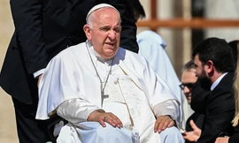 Giáo hoàng Francis tại Vatican ngày 7/6. Ảnh: Getty Images