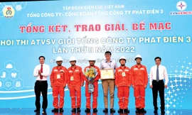 Tổng kết, trao giải Hội thi An toàn vệ sinh viên giỏi của EVNGENCO3 năm 2022