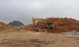 Dự án cao tốc Bắc - Nam đang tồn tại những NĐT yếu năng lực, thi công không đảm bảo tiến độ yêu cầu. Ảnh: Trọng Đảng