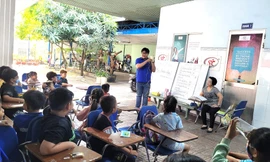 Một tiết học tại lớp học tình thương