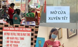 Lao động thời vụ vào mùa “cày” Tết