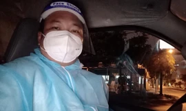 Anh Nguyễn Văn Dùng, tình nguyện lái xe cấp cứu dã chiến 