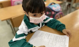 Cố gắng chỉ có lớp học trực tuyến, chứ không có trường học trực tuyến. Ảnh: Quỳnh Anh