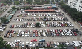 Hà Nội: Ì ạch đầu tư bãi xe ngầm 