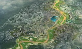 Phối cảnh phân khu quy hoạch vừa được công bố