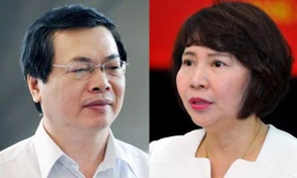 Ông Vũ Huy Hoàng và bà Hồ Thị Kim Thoa