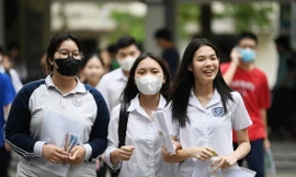 Tại Hà Nội, chỉ 60% học sinh lớp 9 có chỗ học lớp 10 THPT công lập. Ảnh: NHƯ Ý