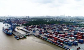 Đến năm 2025, phí hạ tầng cảng biển tại TPHCM dự kiến sẽ thu được 16.000 tỷ đồng. Ảnh: Ngô Bình 