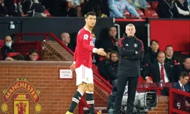 Có Ronaldo, MU của Solskjaer không hề tốt hơn. Ảnh: Daily Mail