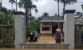 Mưa lũ gây ngập úng diện rộng tại Quảng Ngãi