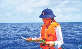 Trần Thị Thủy, con gái Anh hùng liệt sỹ Trần Văn Phương nối gót cha phục vụ trong lực lượng Hải quân