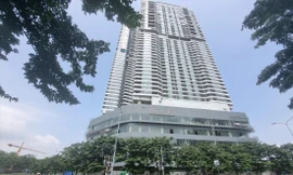 Dự án chung cư tại Khu đô thị Ngoại giao đoàn có giá lên tới 80 triệu đồng/m2 được mở bán lần đầu. Ảnh: Ngọc Mai