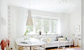 Nét đẹp của không gian trắng tinh khiết