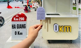 Kem que cột mốc ‘Hà Giang 0 Km’ gây sốt