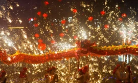 Các nước châu Á tưng bừng đón Tết Nguyên đán 