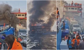 Du khách kể lại cảnh hỗn loạn khi phà bốc cháy phải nhảy xuống biển 