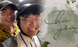 Con trai viết lời ý nghĩa tặng NSND Công Lý trong ngày cưới