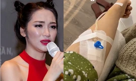 Sau khi bị dân mạng chỉ trích, Hòa Minzy đăng ảnh nhập viện khiến fan lo lắng