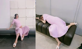 Ninh Dương Lan Ngọc tung ảnh bụng to vượt mặt khiến fan 'hoang mang'