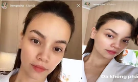 Hồ Ngọc Hà khoe mặt mộc đẹp 'không tì vết' khi mang song thai khiến fan phát 'sốt'