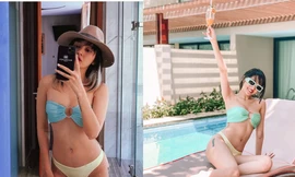 Bị đồn đang mang thai khi khoe ảnh bikini, Bảo Anh 'hoảng hốt' lên tiếng