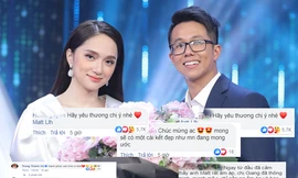 Dàn sao Việt 'xốn xang', fan rầm rộ chúc mừng khi Hương Giang và CEO 'bạc tỷ' hẹn hò