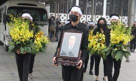 Phút cuối tiễn biệt NSND Trung Kiên 