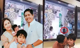 Vợ chồng Đức Thịnh Thanh Thúy 'thót tim' khi con trai bị cướp đồ trắng trợn nơi đông người