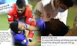 Dân mạng tranh cãi 'nảy lửa' vụ vào bóng thô bạo của Hoàng Thịnh với Hùng Dũng