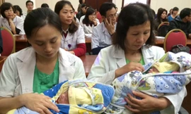 Hai bé Thiên Ân và Thiên Bảo đã xuất viện.