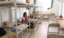 Khu nhà ở sinh viên tập trung ở thành phố Cao Lãnh. Ảnh: Ngân Nguyễn