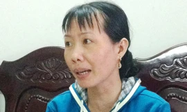 Bà Phạm Tuyết Mai trình bày vụ việc.